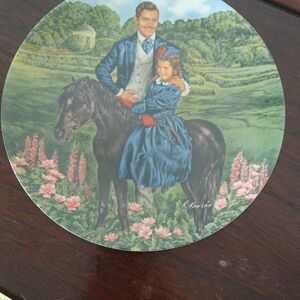 Gone with the Wind collector plate "Bonnie and Rhett"